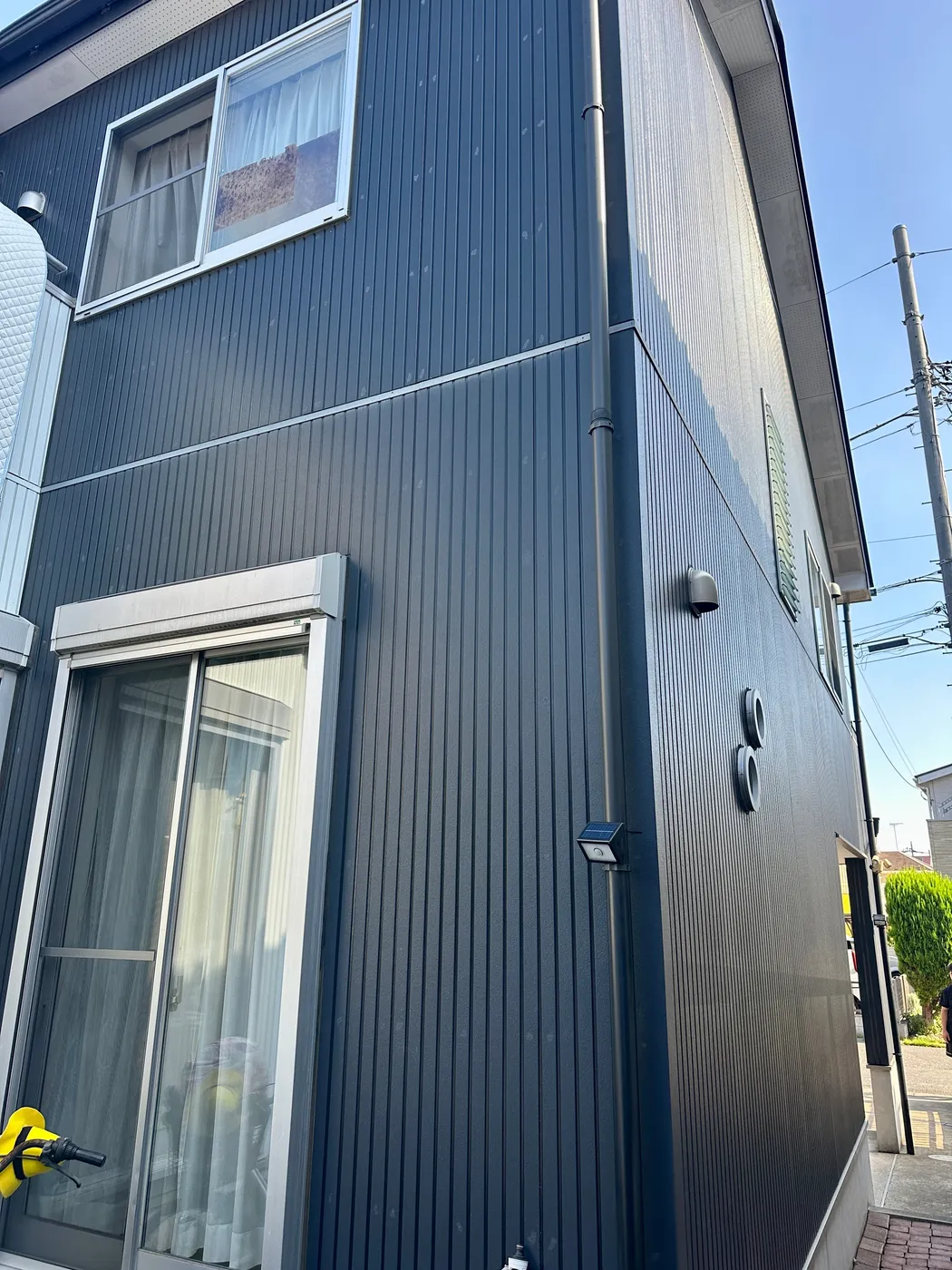 塗り替え前の側面