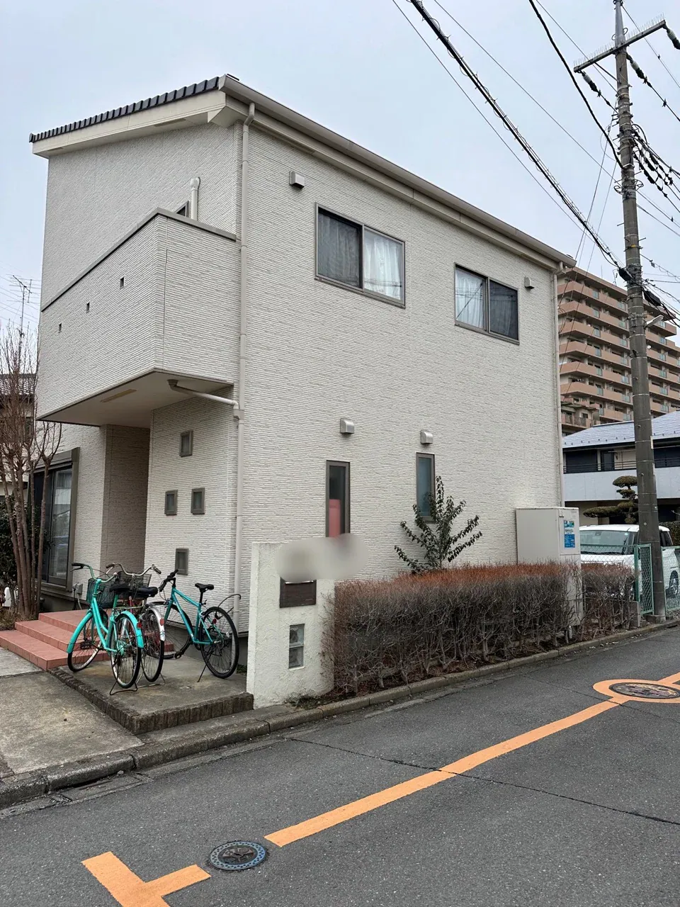 1年前に完工した外壁塗装現場のビフォー写真1