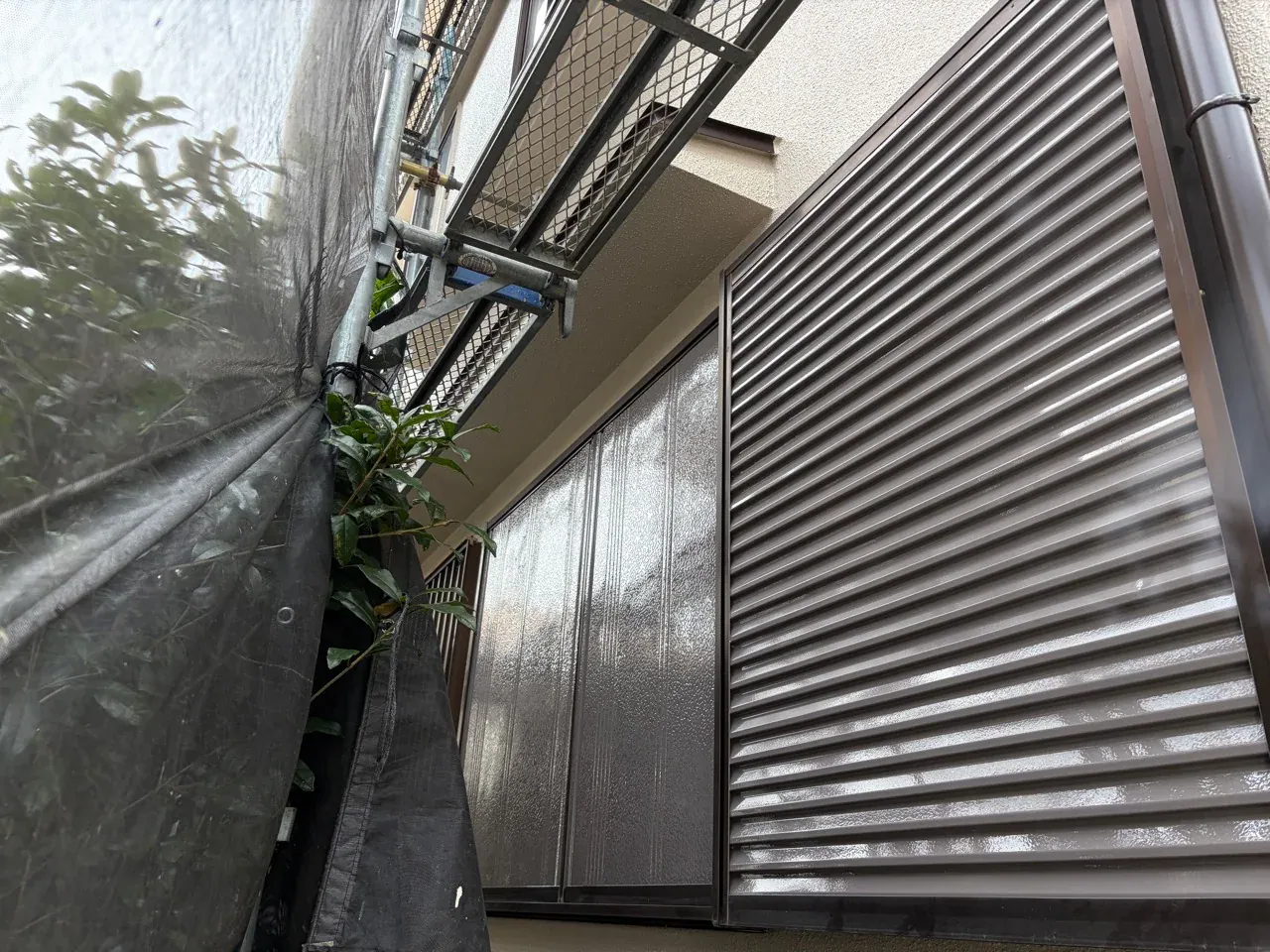 戸袋と鉄部の仕上がり