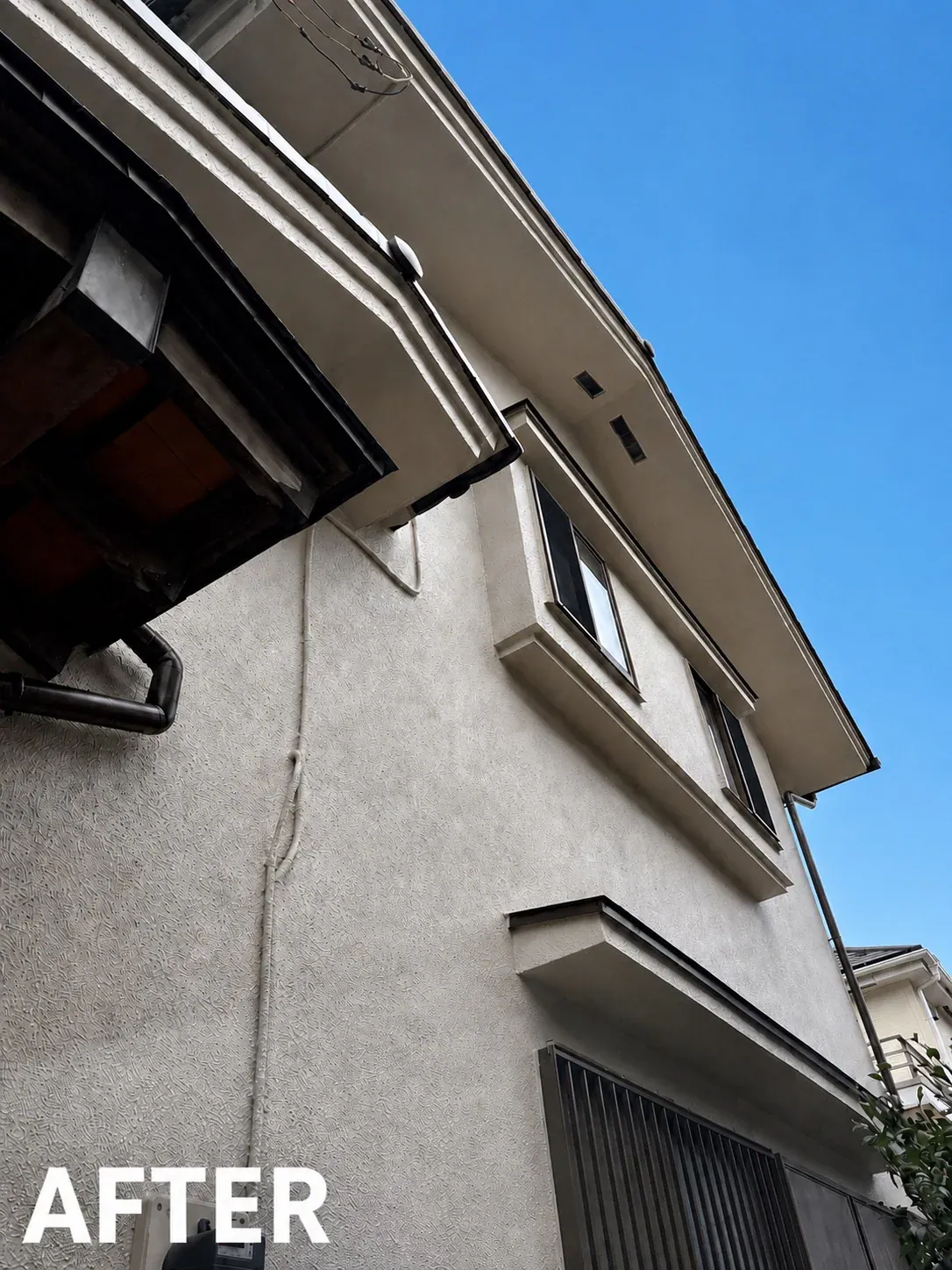 外壁塗装後の住宅外壁（施工後）