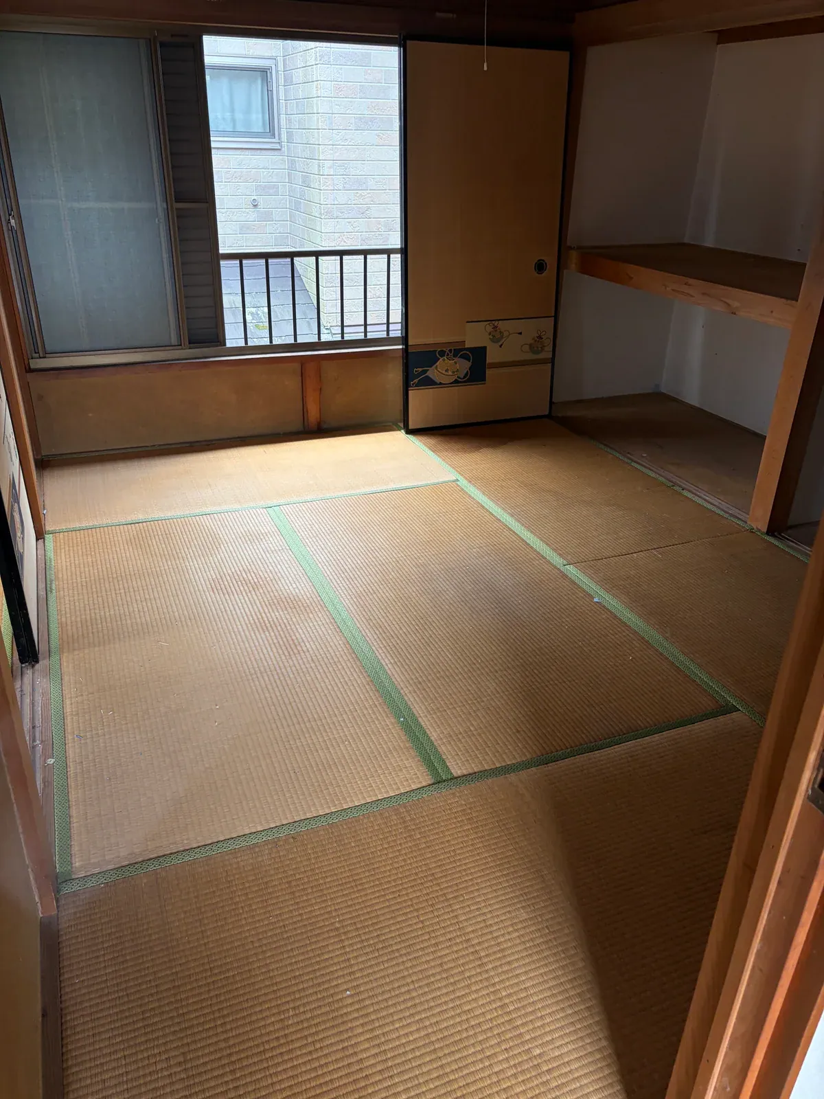 残置物処分後の和室全体