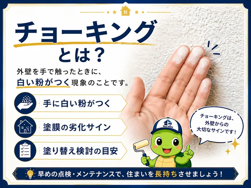 外壁のチョーキング現象の案内
