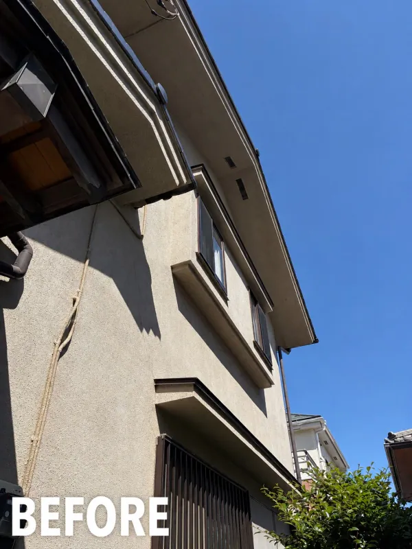 外壁塗装前の住宅外壁（施工前）