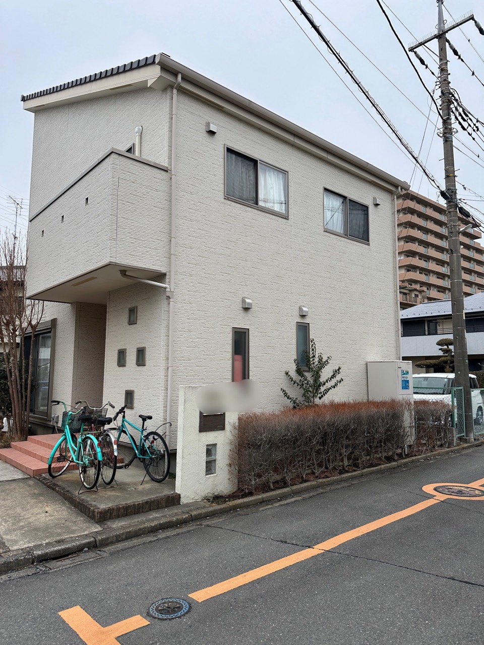 1年前に完工した外壁塗装現場のビフォー写真1